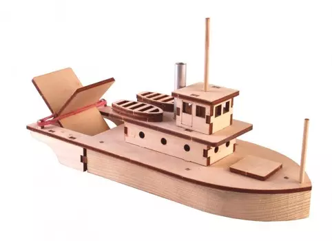 Древо Игр Пароход на резиномоторе