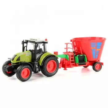 Drift Трактор с прицепом со смесителем