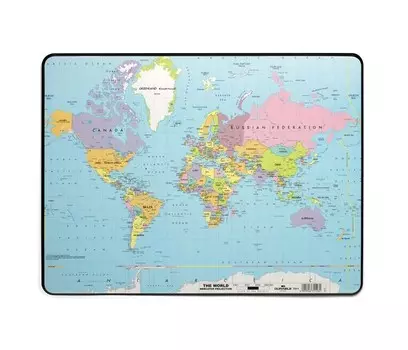 Durable Настольное покрытие 40х60 Карта Мира
