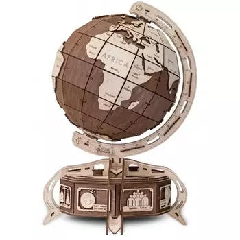Eco Wood Art 3D EWA Глобус