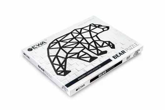 Eco Wood Art Интерьерный пазл Медведь