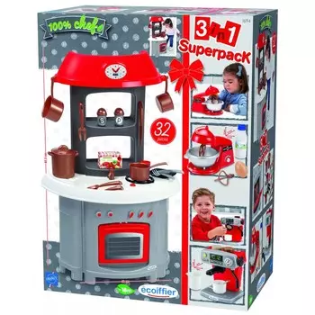 Ecoiffier Игровой набор Кухня 3в1