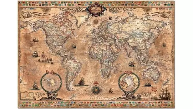 Educa Пазл Античная карта мира 1000 элементов