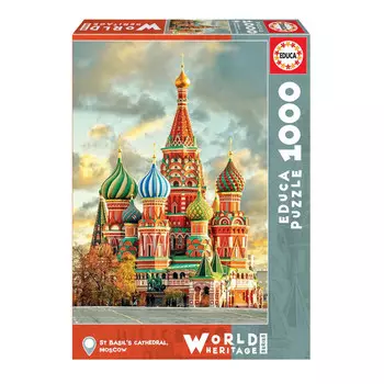 Educa Пазл Храм Василия Блаженного Москва 1000 деталей