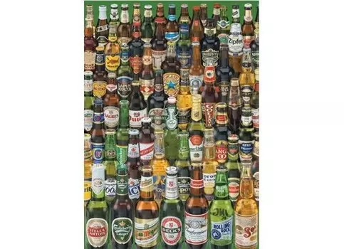 Educa Пазл Коллекция бутылок пива 1000 элементов