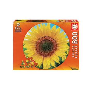 Educa Пазл круглый Подсолнух 59 см 800 деталей
