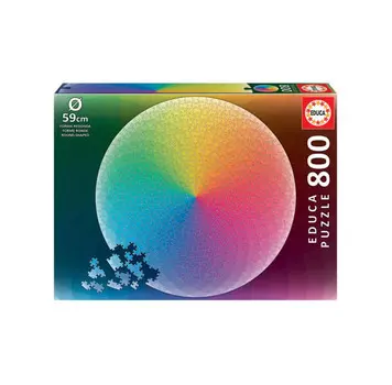 Educa Пазл круглый Радуга 59 см 800 деталей