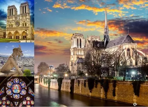 Educa Пазл Нотр-Дам коллаж 1000 деталей