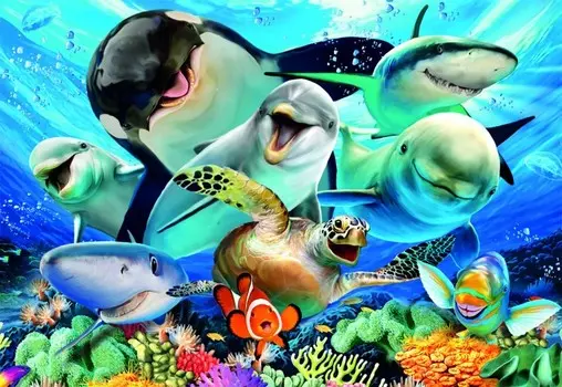 Educa Пазл Подводное селфи (500 деталей)