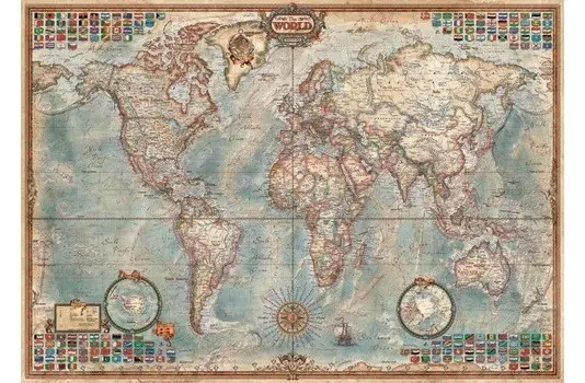 Educa Пазл Политическая карта 1500 элементов