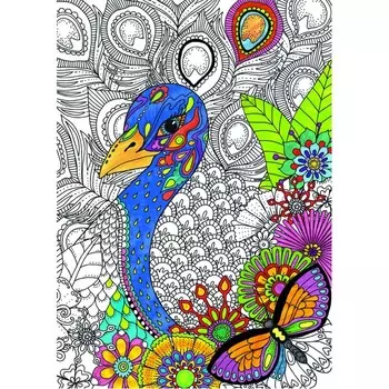 Educa Пазл-раскраска Джунгли (300 деталей)