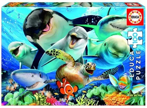 Educa Пазл Селфи под водой (100 деталей)