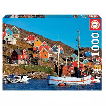 Educa Пазл Северные дома 1000 деталей