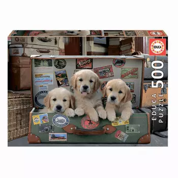 Educa Пазл Щенки в багаже 500 деталей