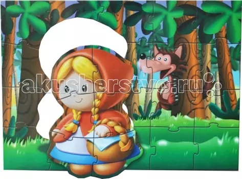 Educa Пазл-силуэт Красная Шапочка