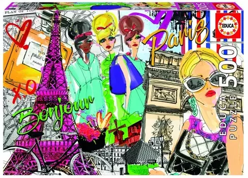 Educa Пазл Возьми меня в Париж (500 деталей)