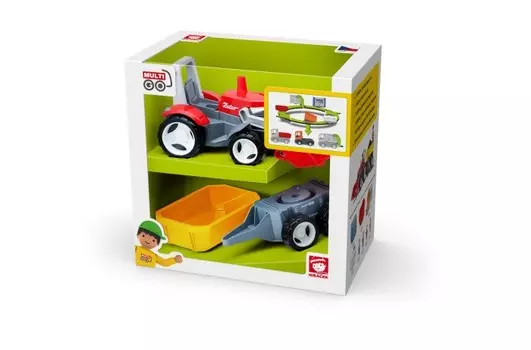 Efko Трактор с дополнительным прицепом Вертикальная упаковка