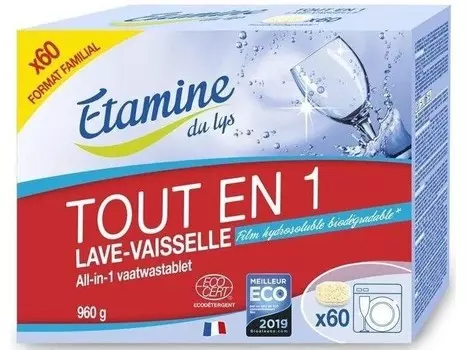 Etamine Du Lys Таблетки для посудомоечных машин Все в 1, 60 шт 0520750