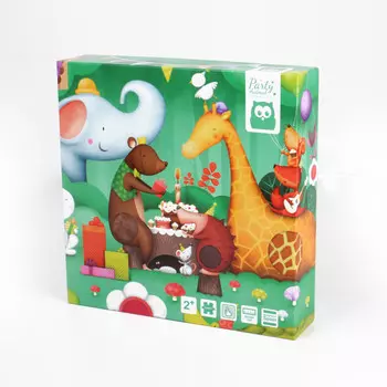 Eurekakids Тактильный пазл Вечеринка животных