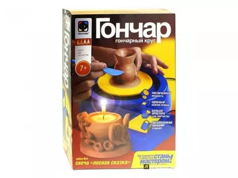 Фантазер Гончар со свечами Лесная сказка