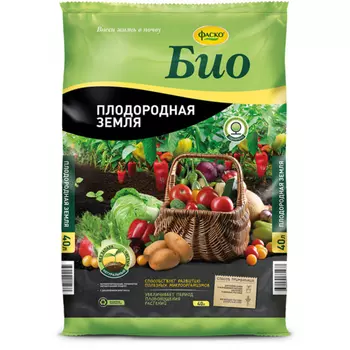 Фаско Грунт плодородная земля Био 40 л