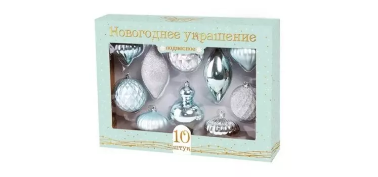 Феникс Презент Набор елочных украшений 10 шт.