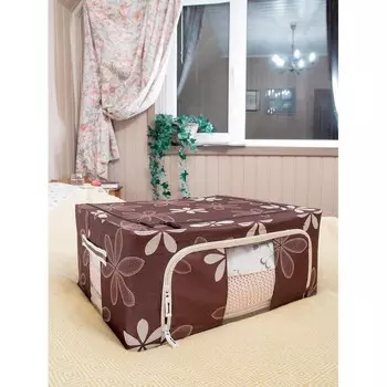 Фея Порядка Ящик с металлическим каркасом STB-251 Ромашки 44 л 50х40х22 см