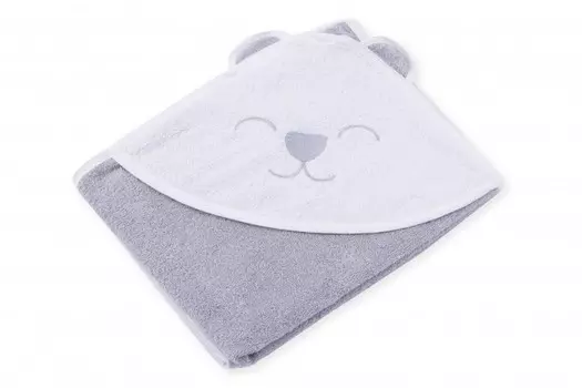 Forest kids Полотенце с капюшоном Cute Bear 100х80 см