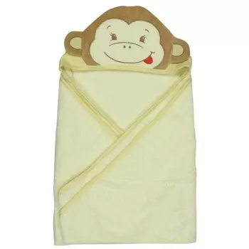 Forest kids Полотенце с капюшоном Обезьянка 100х100 см