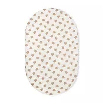 Forest kids Простынь для овального матраса на резинке Stars 125х75