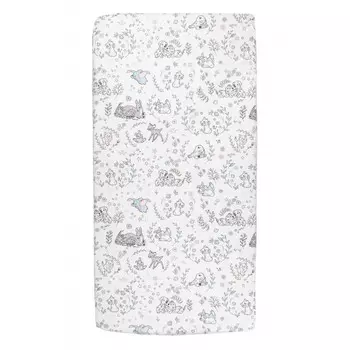 Forest kids Простынь на резинке 160х80