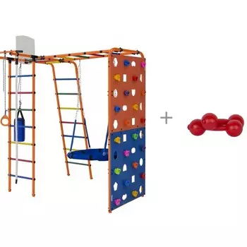 Формула Здоровья Спортивный комплекс Street 2 и Стром Гантели пластмассовые У648 0.5 кг 2 шт.