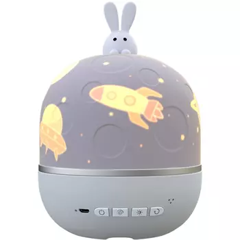 Фотон Ночник проектор аккумуляторный Лунный заяц