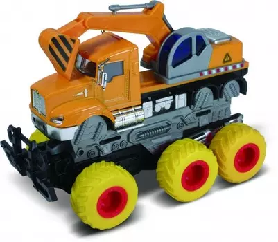 Funky Toys Экскаватор с краш-эффектом кабина die-cast