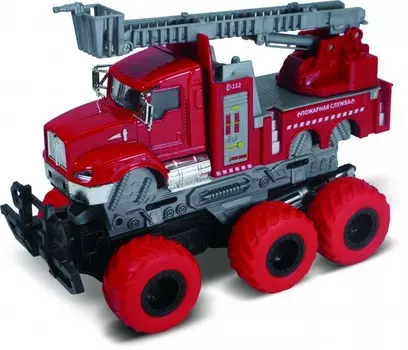 Funky Toys Пожарная машина с выдвижной лестницей с краш-эффектом