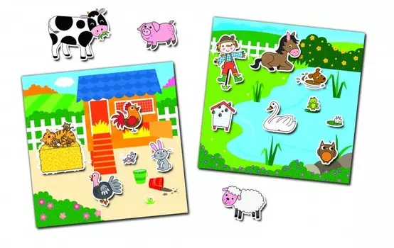 Galt Многоразовые стикеры Ферма 21х21 см