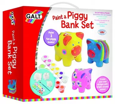 Galt Набор Раскрась Свинку-копилку
