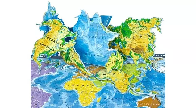 Геоцентр Карта пазл Мир