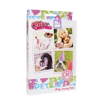 Glitza Art Lukky Набор тату Смешные питомцы 50 дизайнов