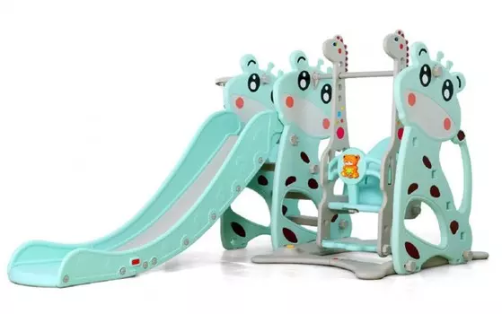 Горка Perfetto Sport + качели Коровка