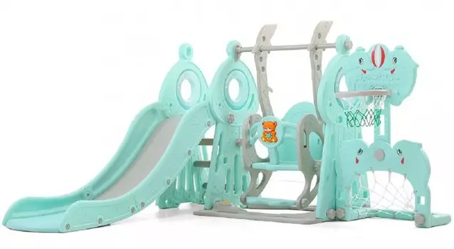 Горка Perfetto Sport + качели + ворота Маяк