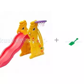 Горка Perfetto Sport Кролик PS-023 и Полесье Лопатка малая № 3