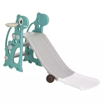 Горка Pituso Зубастик с баскетбольным кольцом 133x71x54.5 см