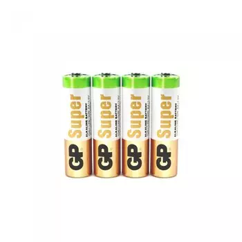 GP Батарейка Super Alkaline АА (LR6) 15А-2SB4 алкалиновая 4 шт.