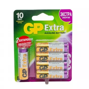 GP Batteries Батарейки АА (LR6) 10 шт.