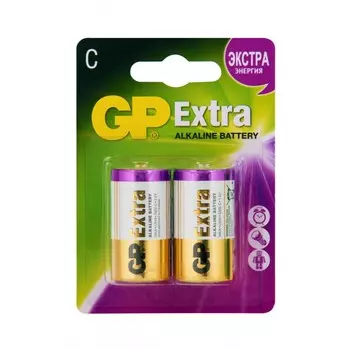 GP Batteries Батарейки С (LR14) 2 шт.