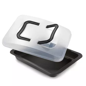 Guardini Форма для выпечки прямоугольная с крышкой для переноски Bake Away 32x24 см