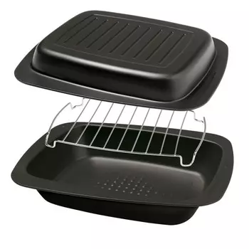 Guardini Ростер прямоугольный с крышкой и решеткой Gardenia 40x33 см