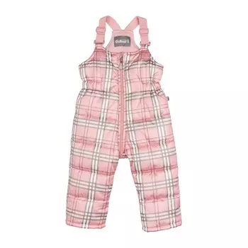 Gulliver Baby Зимний полукомбинезон в клетку для девочки Снегири 21931GBC6701
