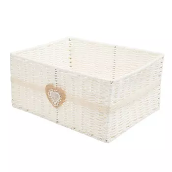 Handy Home Корзина стеллажная бумажная Сердечко 30х23х15 см